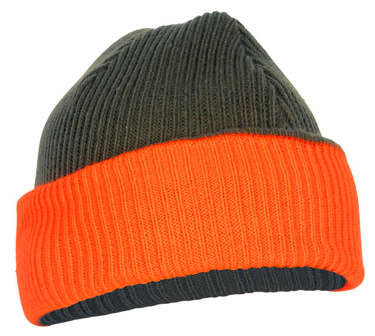 Pinewood Småland Wendbare Jägermütze (Mossgrün/Orange)