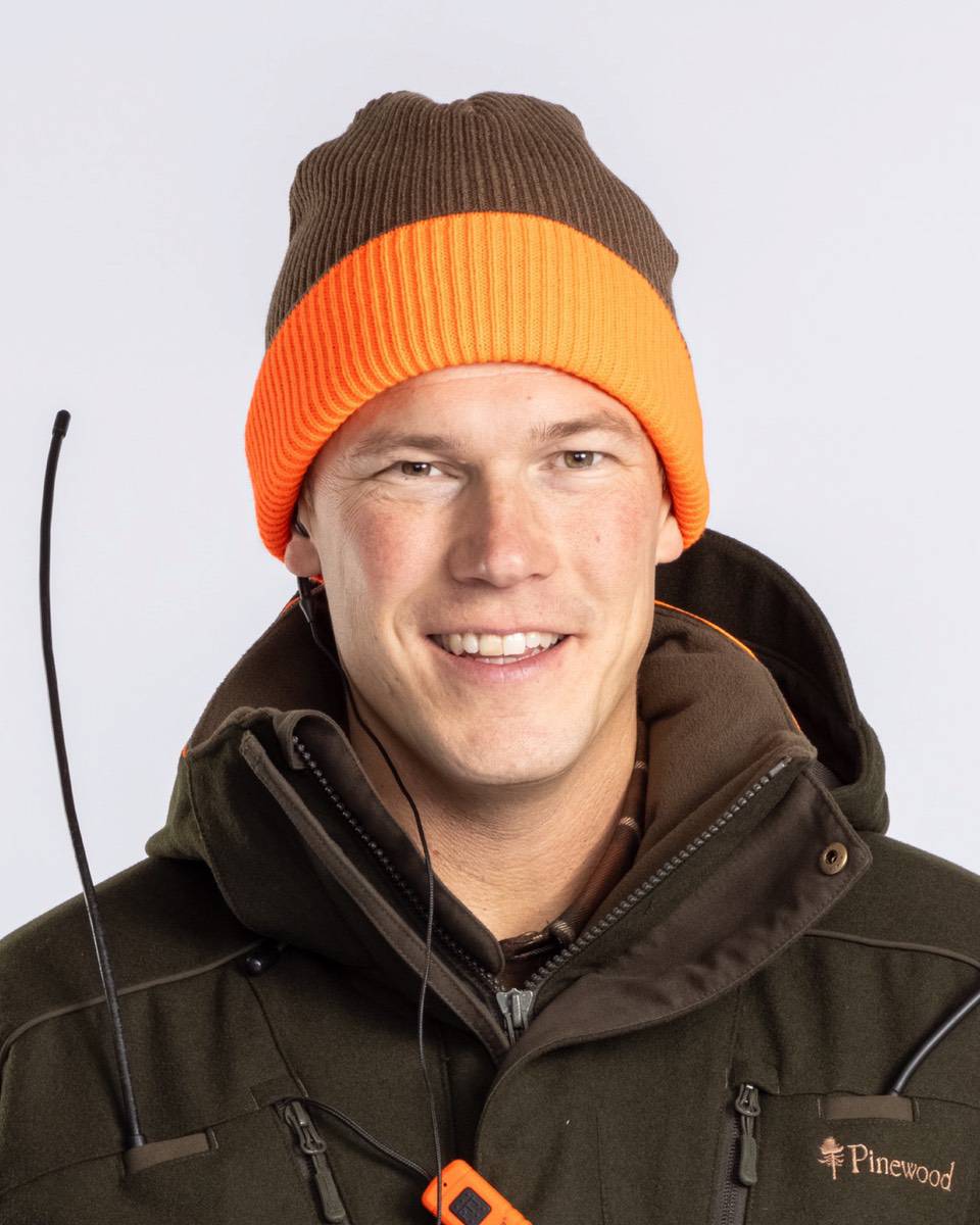 Pinewood Småland Wendbare Jägermütze (Mossgrün/Orange)